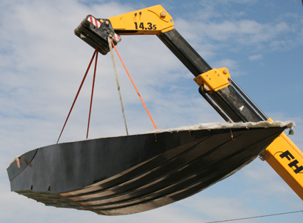 réalisation coque de bateau